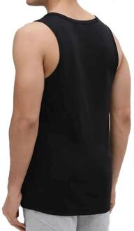 Nike geborduurde Swoosh heren tanktop in zwart