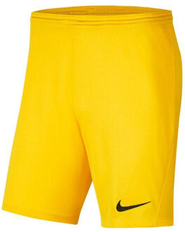 Nike Gebreide park iii korte broek voor kinderen/kinderen Geel - S
