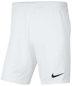 Nike Gebreide park iii korte broek voor kinderen/kinderen - maat L Wit