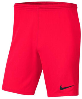 Nike Gebreide park iii korte broek voor kinderen/kinderen - maat M Rood
