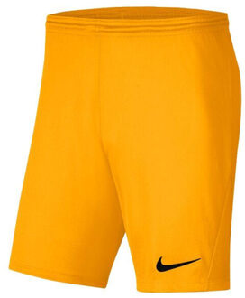 Nike Gebreide park iii korte broek voor kinderen/kinderen - maat XL Geel