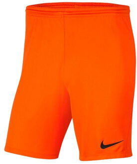 Nike Gebreide park iii korte broek voor kinderen/kinderen Oranje - L