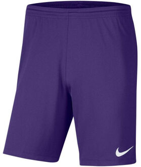 Nike Gebreide park iii korte broek voor kinderen/kinderen Paars - S