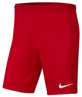 Nike Gebreide park iii korte broek voor kinderen/kinderen Rood - XS