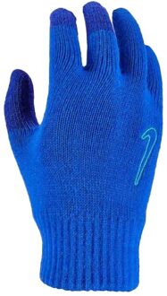 Nike Gebreide Swoosh Grip Handschoenen 2.0 voor volwassenen (Wild Royal/Turquoise) - L/XL