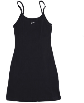 Nike Geribbelde Jurk - Sportkleding Essentials Nike , Black , Dames - L,M