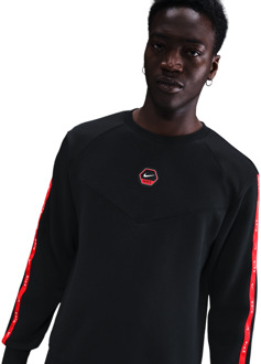 Nike Gfx Sweatshirts Heren - Zwart - Maat XS - Katoen Jersey Black