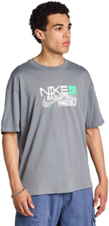 Nike Gfx T-shirts Heren - Grijs - Maat L Grey