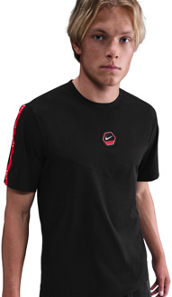 Nike Gfx T-shirts Heren - Zwart - Maat XL Black