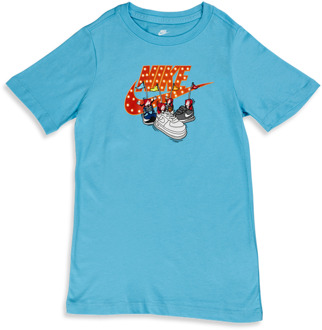 Nike Gfx T-shirts Kinder - Blauw - Maat 122 - 128 CM Blue
