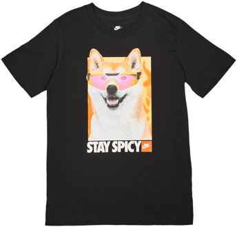 Nike Gfx T-shirts Kinder - Zwart - Maat 147 - 158 CM Black