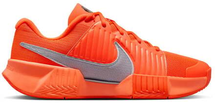 Nike GP Challenge Pro Tennisschoenen Heren-Neonrood,Zilver - 44