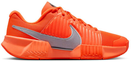 Nike GP Challenge Pro Tennisschoenen Heren-Neonrood,Zilver - 48.5
