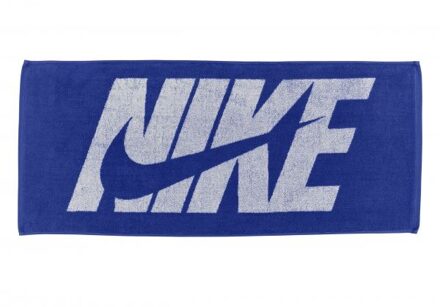 Nike Graphic Print Jacquard Handdoek (Koningsblauw/Wit) Navy/blauw - One Size