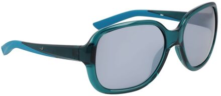 Nike Grijze Ingespoten Zonnebril Grijs