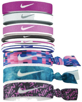 Nike Haarband met verschillende designs (set van 9) - maat One size Veelkleurig