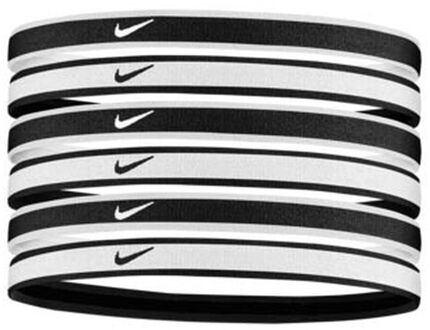 Nike Hairbands 6-Pack Zwart/Wit/Grijs