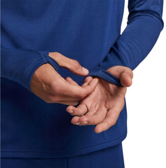 Nike Heren academy 21 dri-fit quarter zip boortop Blauw - XXL / XXXL