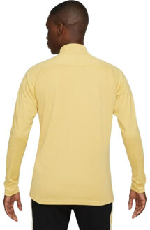 Nike Heren academy 21 dri-fit quarter zip boortop Geel - XL
