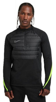 Nike Heren academy warrior winter sweatshirt Zwart