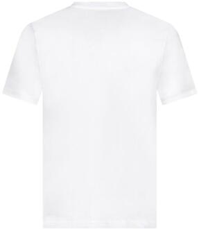 Nike Heren Court Swoosh Logo T-shirt in wit - maat