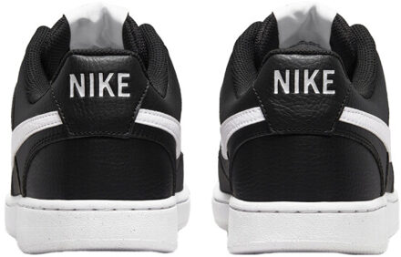 Nike Heren court vision synthetisch leren trainers - maat 43,5 Zwart