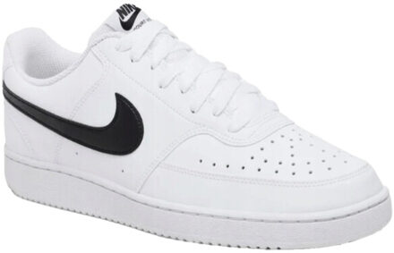 Nike Heren court vision synthetisch leren trainers Wit - 43