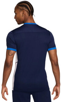 Nike Heren dri-fit academy 25 poloshirt met korte mouwen Blauw - L