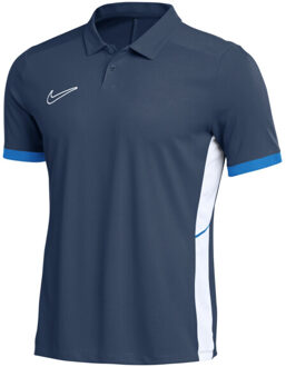 Nike Heren dri-fit academy 25 poloshirt met korte mouwen Blauw - S