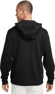 Nike Heren Dri-FIT Golf Hoodie (Zwart/Geborsteld Zilver) - maat L Zwart en zilver