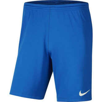 Nike Heren dry park iii korte broek Blauw - L