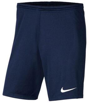 Nike Heren dry park iii korte broek Blauw - S
