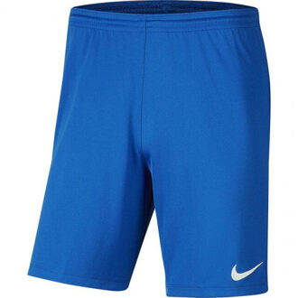 Nike Heren dry park iii korte broek Blauw - S