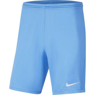 Nike Heren dry park iii korte broek Blauw - S