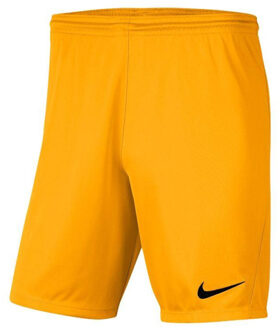 Nike Heren dry park iii korte broek Goud - M