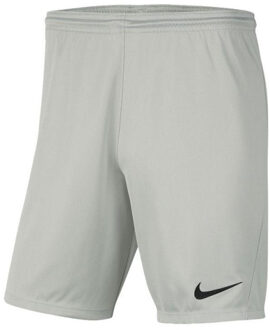 Nike Heren dry park iii korte broek Grijs - XL