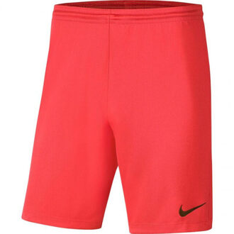 Nike Heren dry park iii korte broek Rood - M
