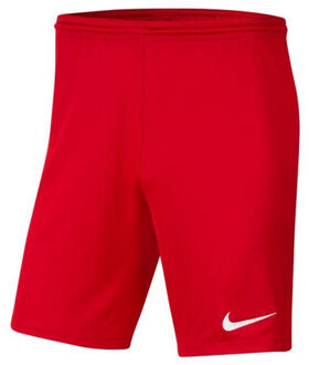 Nike Heren dry park iii korte broek Rood - M