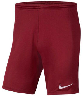 Nike Heren dry park iii korte broek Rood - M