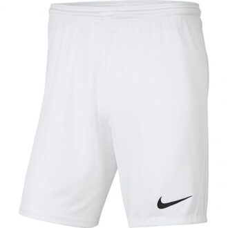 Nike Heren dry park iii korte broek Wit - XL