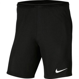Nike Heren dry park iii korte broek Zwart - L