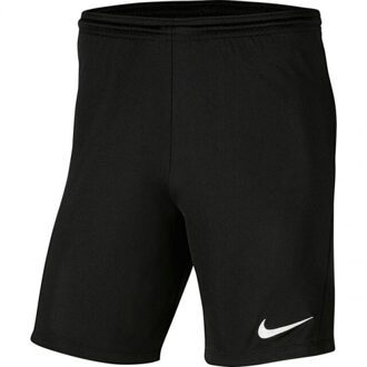 Nike Heren dry park iii korte broek Zwart - S