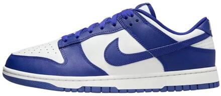 Nike Heren Dunk Retro Leren Trainers (Blauw/Wit) - maat EU 44.5 / UK 10