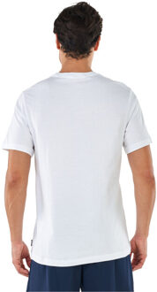 Nike Heren fc blok katoen t-shirt Wit - XL