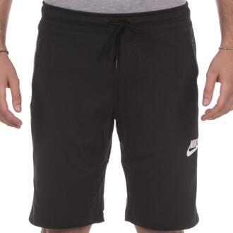Nike Heren Fleece Sweat Shorts Zwart 803672-010