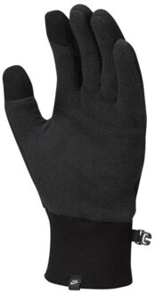 Nike Heren fleece thermische hardloop handschoenen Zwart - L