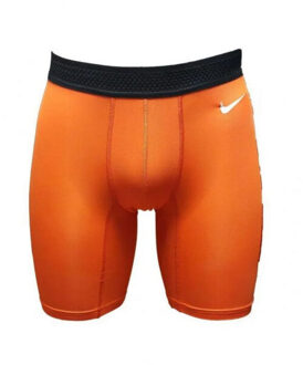 Nike Heren hypercool max compressieshort Oranje - S