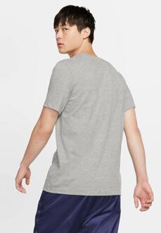 Nike Heren M J Jumpman SS Crew T Shirt in Grijs - maat