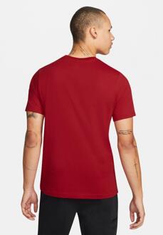 Nike Heren M J Jumpman SS Crew T Shirt in Rood - maat XL