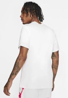 Nike Heren M J Jumpman SS Crew T Shirt in Wit - maat
